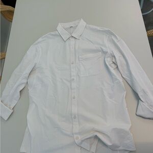 lululemon athletica White Button Down Shirt